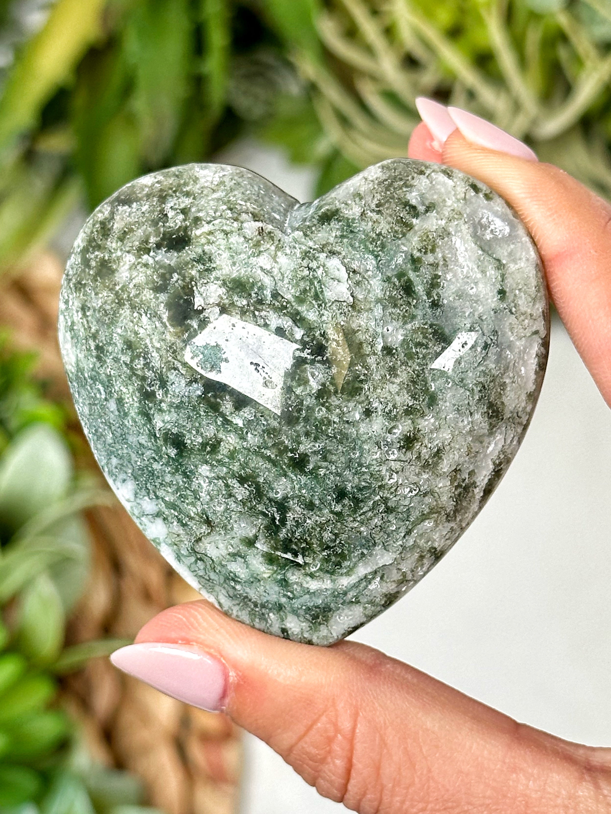 Moss sale Agate Heart Bowl