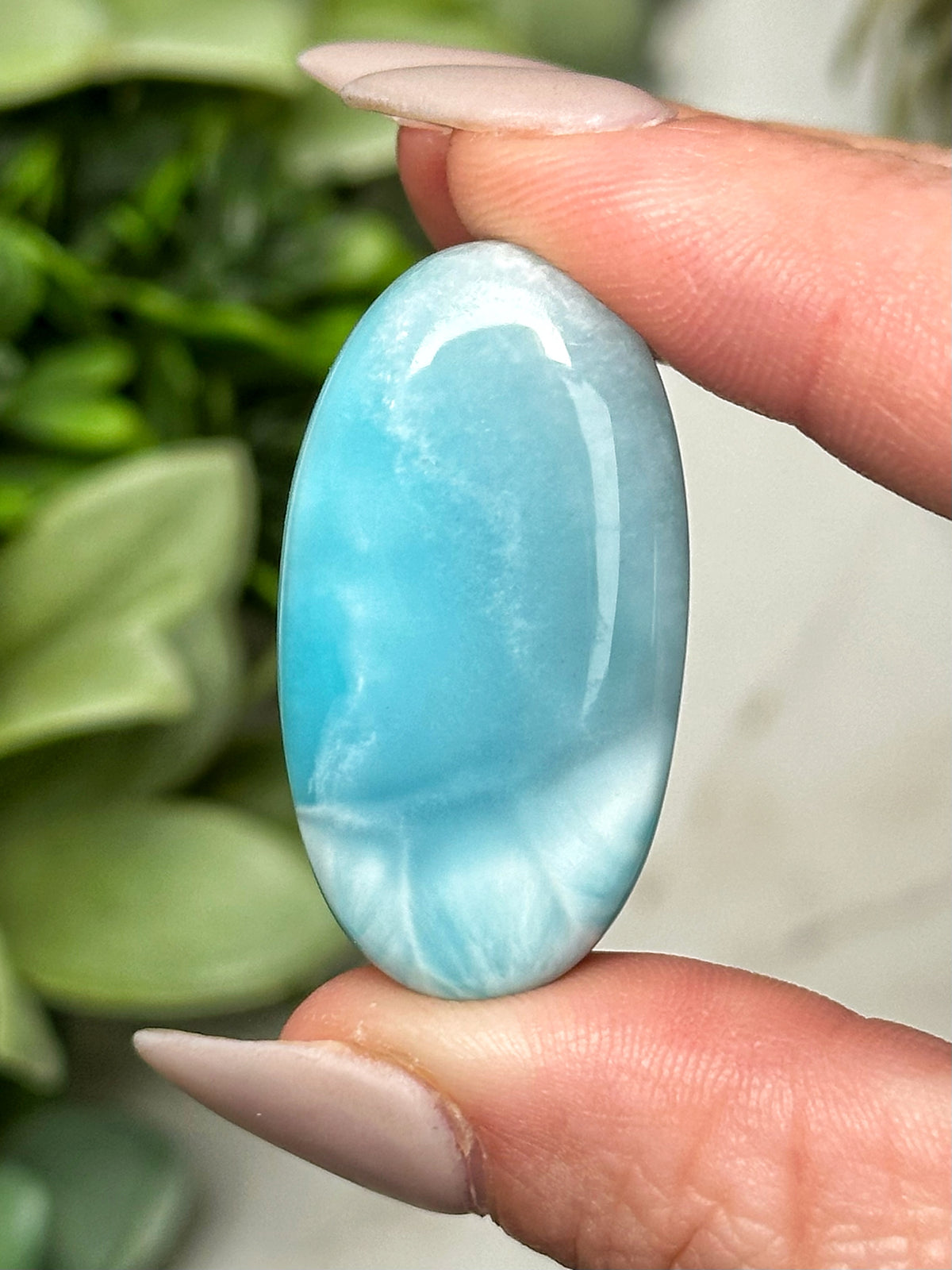 Larimar Worry Stone - #17