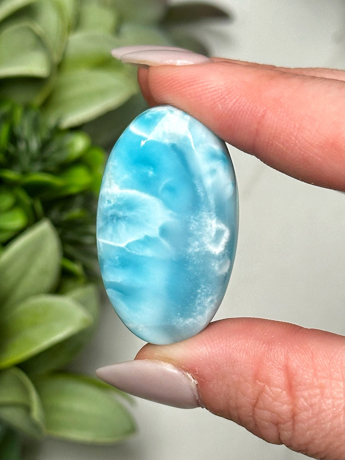 Larimar Worry Stone - #15