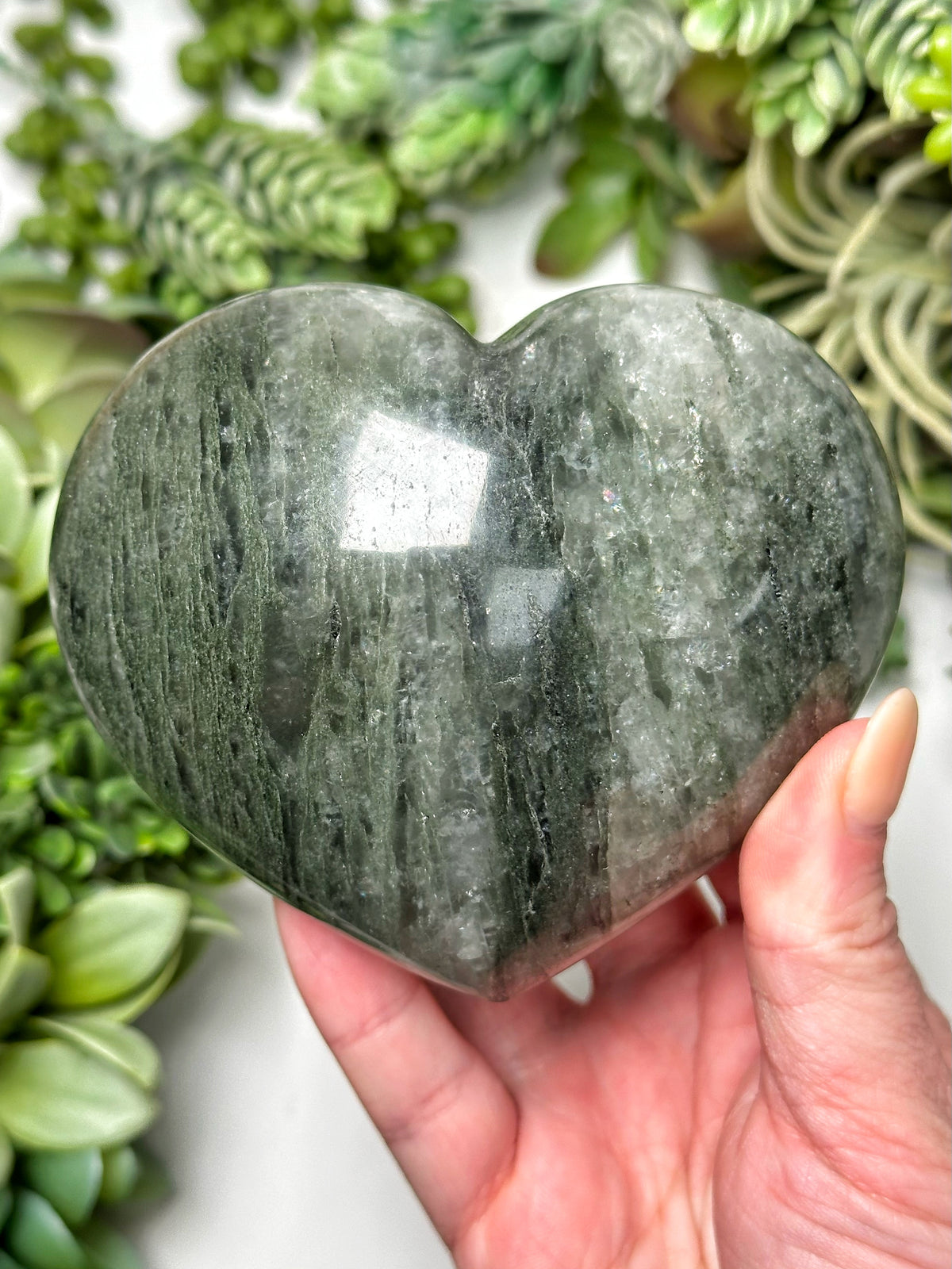 Chlorite in Quartz Heart - #6
