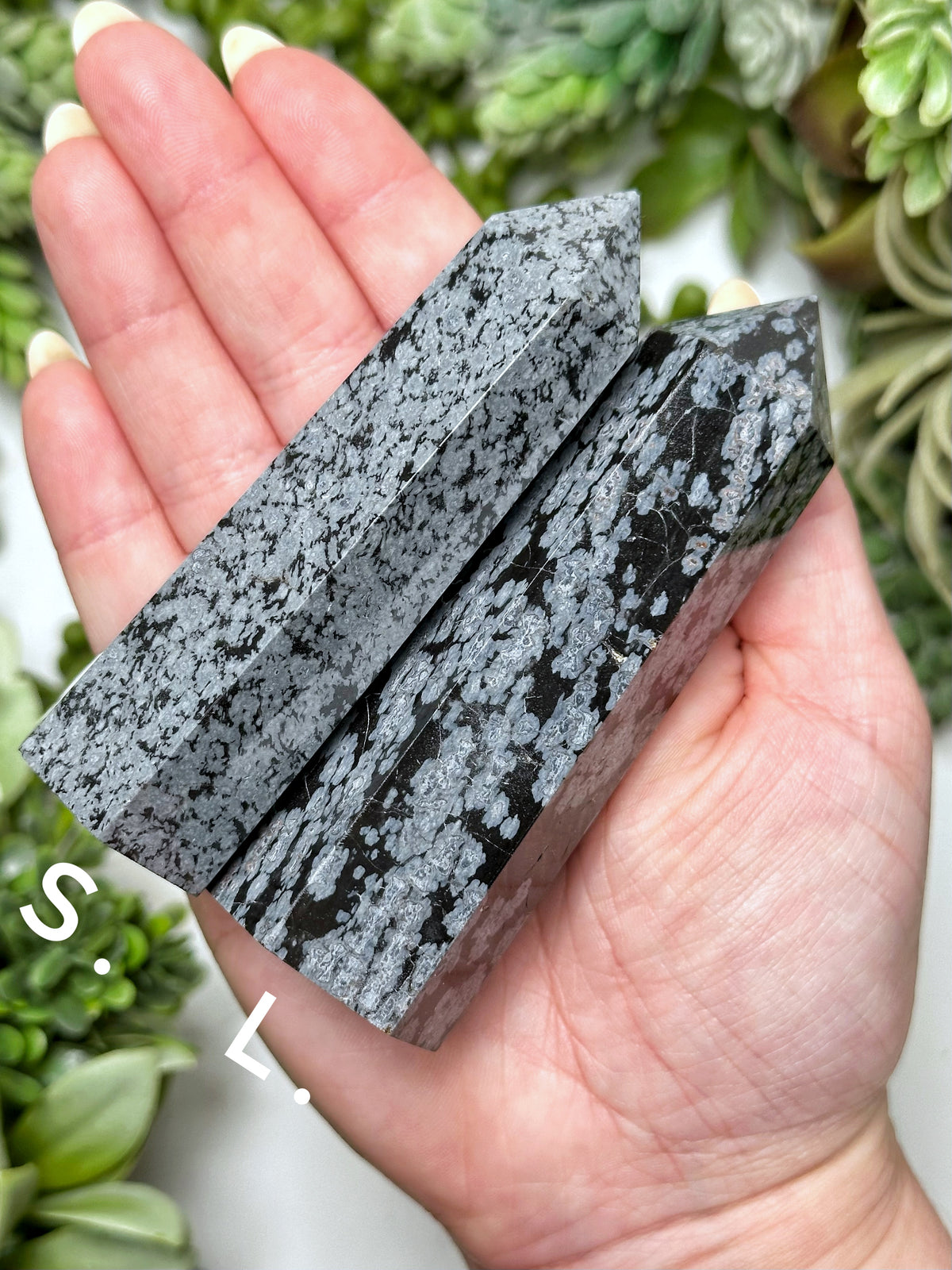 Snowflake Obsidian Points - Root Chakra - Intuitively Selected