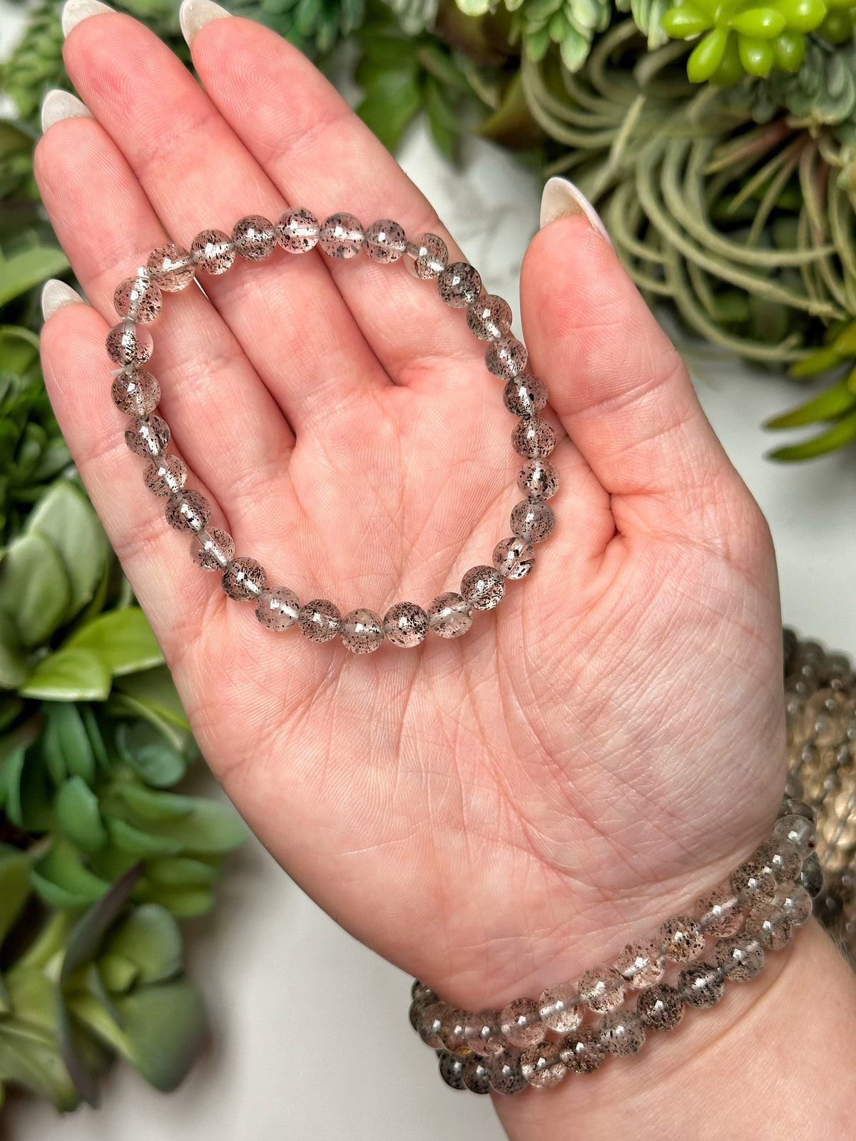 Disco Quartz Bracelets - Crown Chakra - No. 23