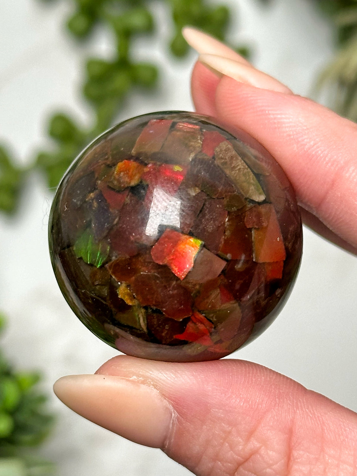 Ammolite Sphere - #3
