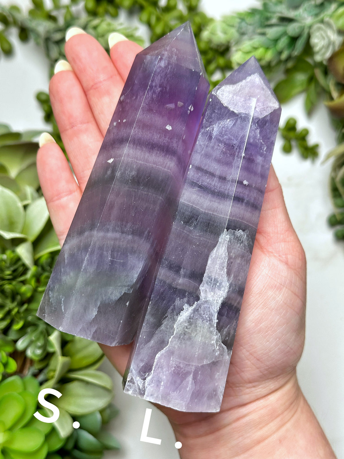 Large Fluorite Points - Intuitively Selected