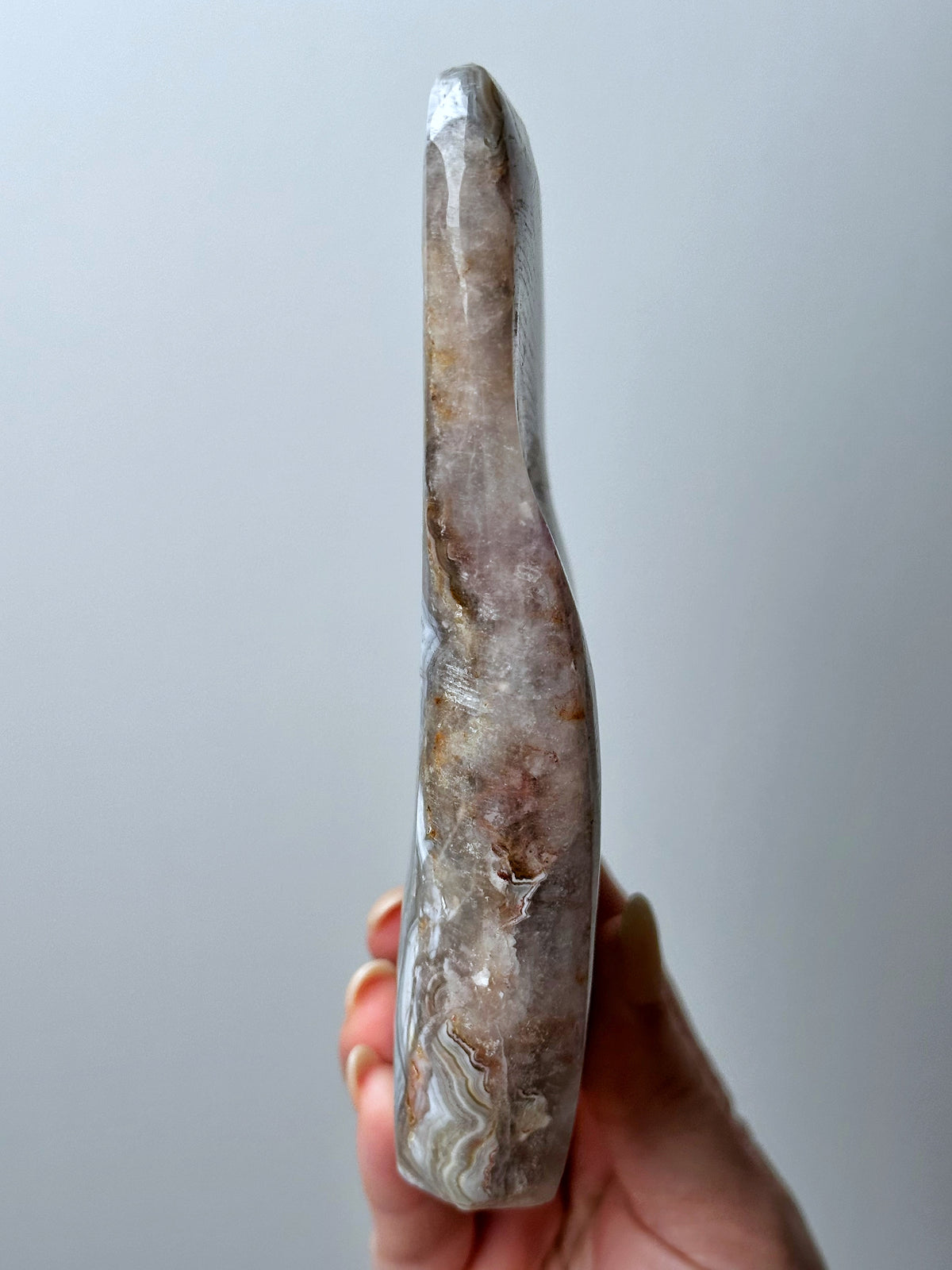 Crazy Lace Agate Amethyst Freeform - #8
