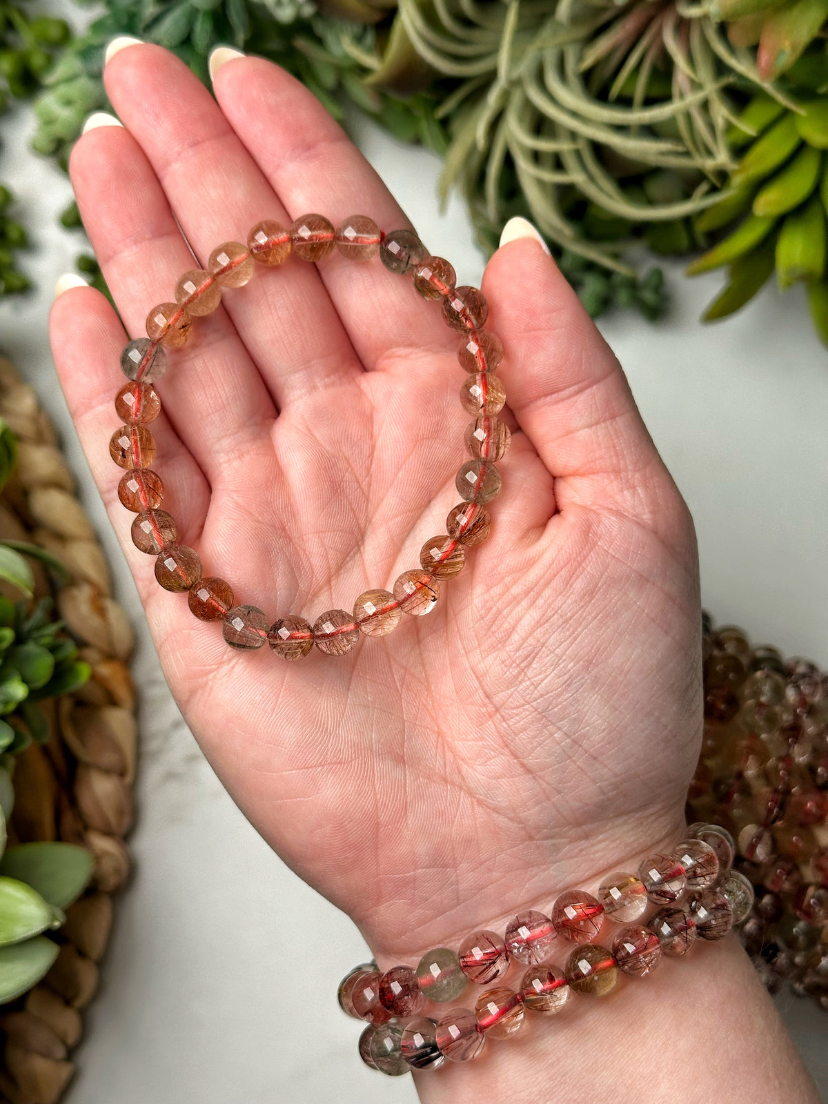 Rutilated Quartz Bracelets - All Chakras - No. 12