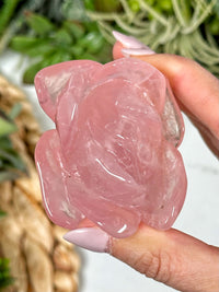 Rose Quartz Flower - #2