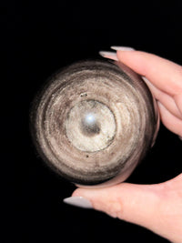 Silver Sheen Obsidian Sphere - #3