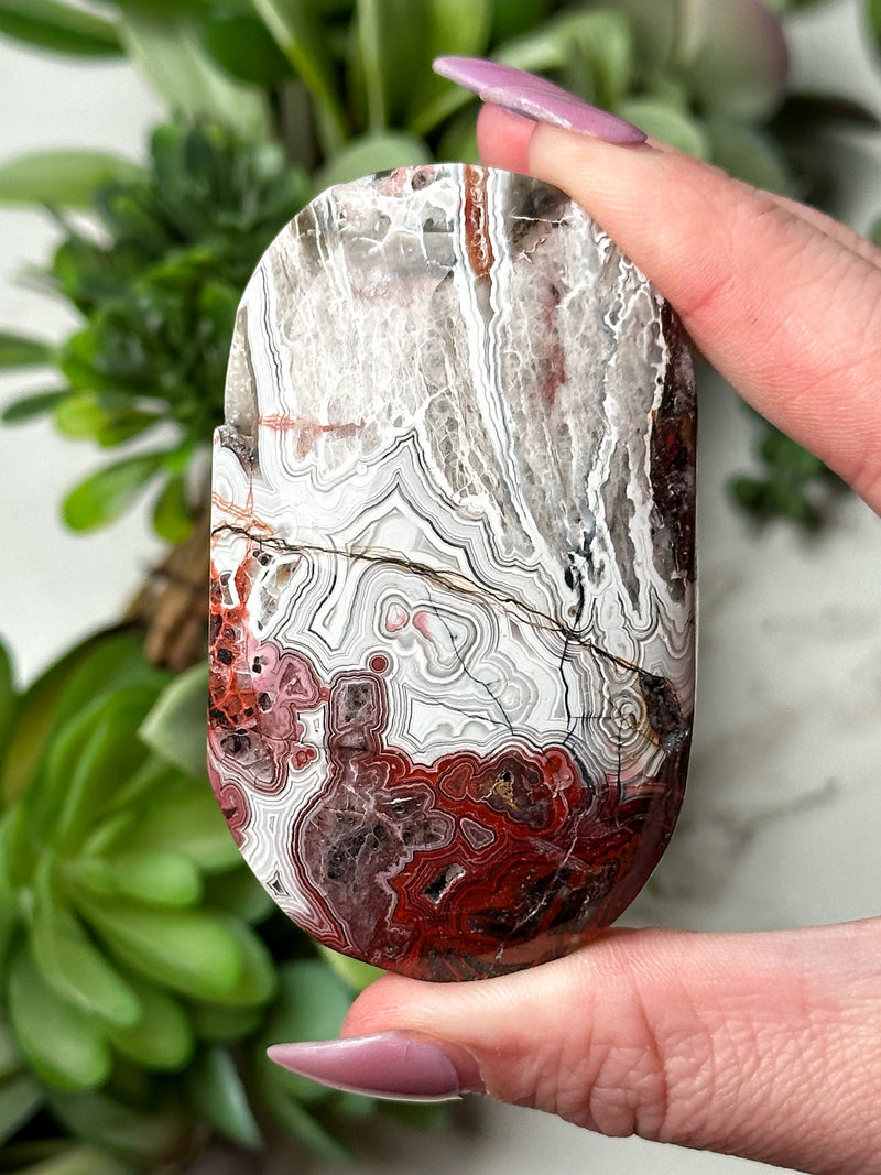 Crazy Lace Agate Palmstone - #14