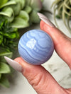 Blue Lace Agate Sphere - #9