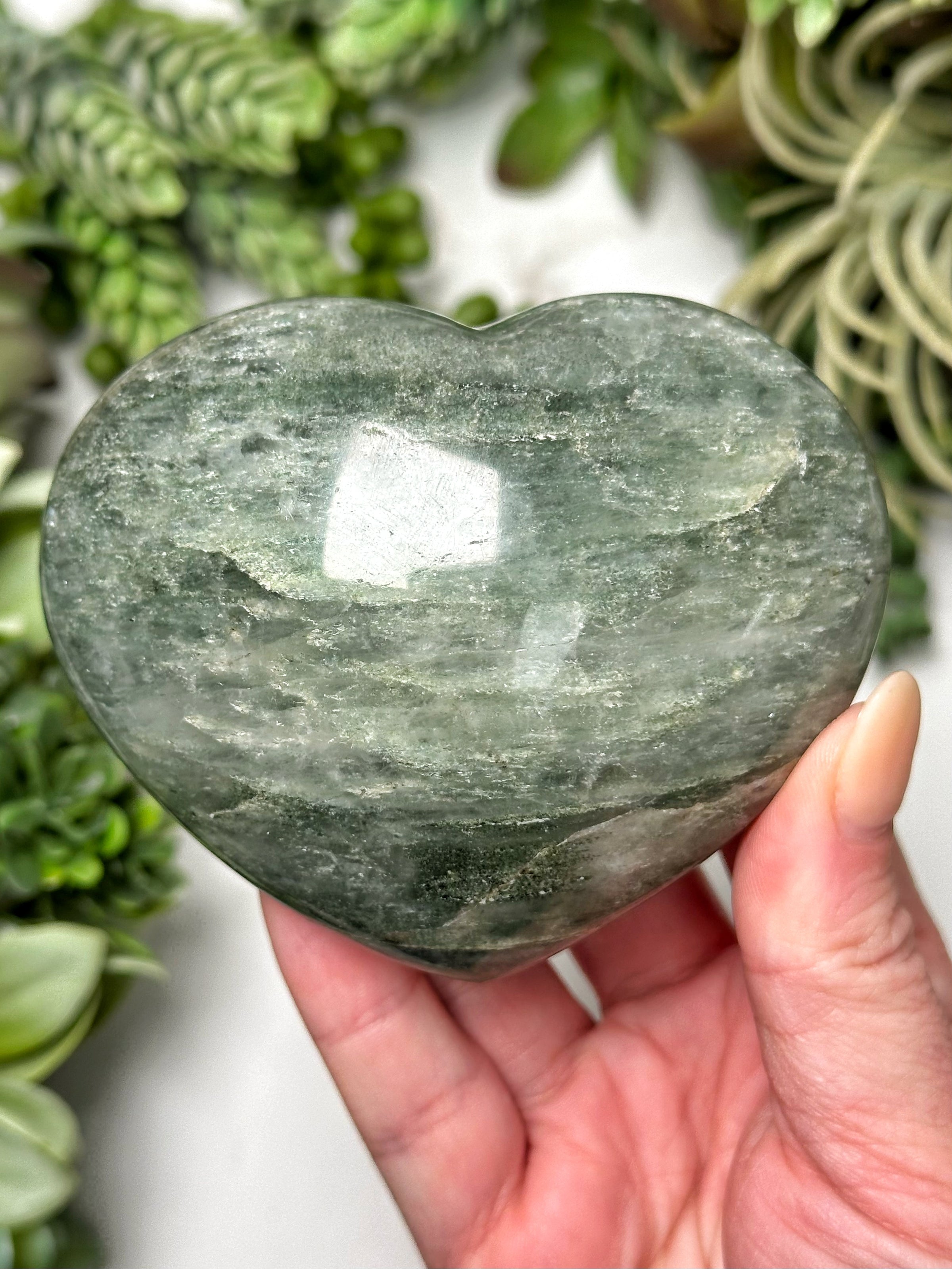Chlorite in Quartz Heart - #7