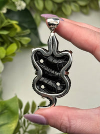 Shungite Snake Pendant - #1