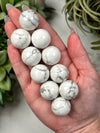 Howlite Mini Spheres - Crown Chakra - No. 38