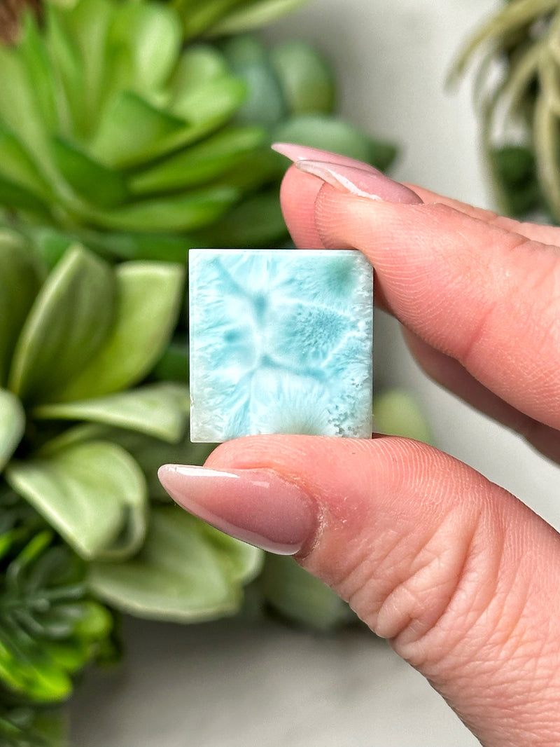 Mini Larimar Pyramid - #10