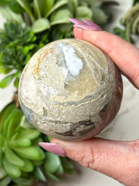 Druzy Blue Lace Agate Sphere - #7