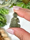 Moldavite Buddha - #9