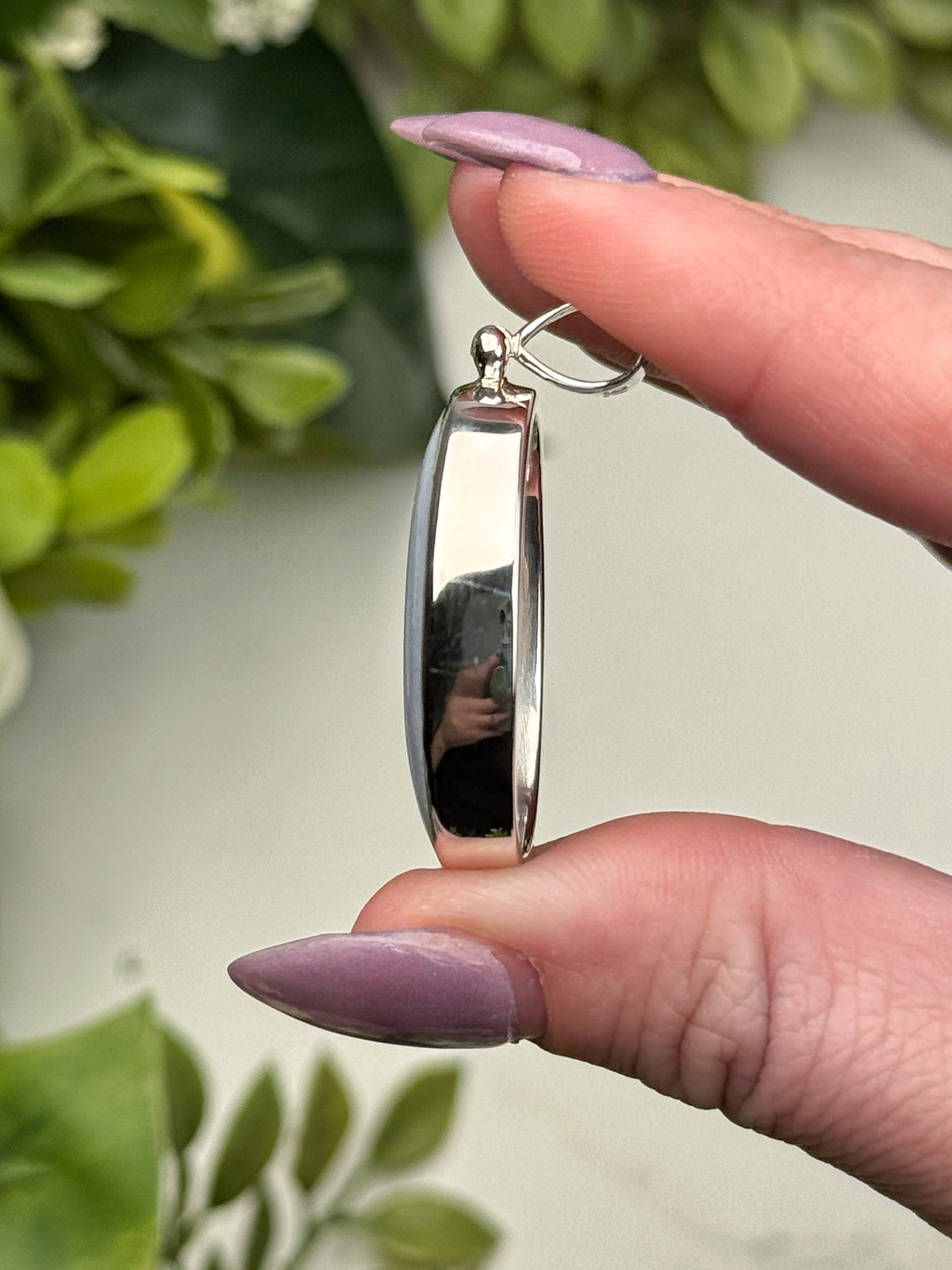 Blue Lace Agate Pendant - #1