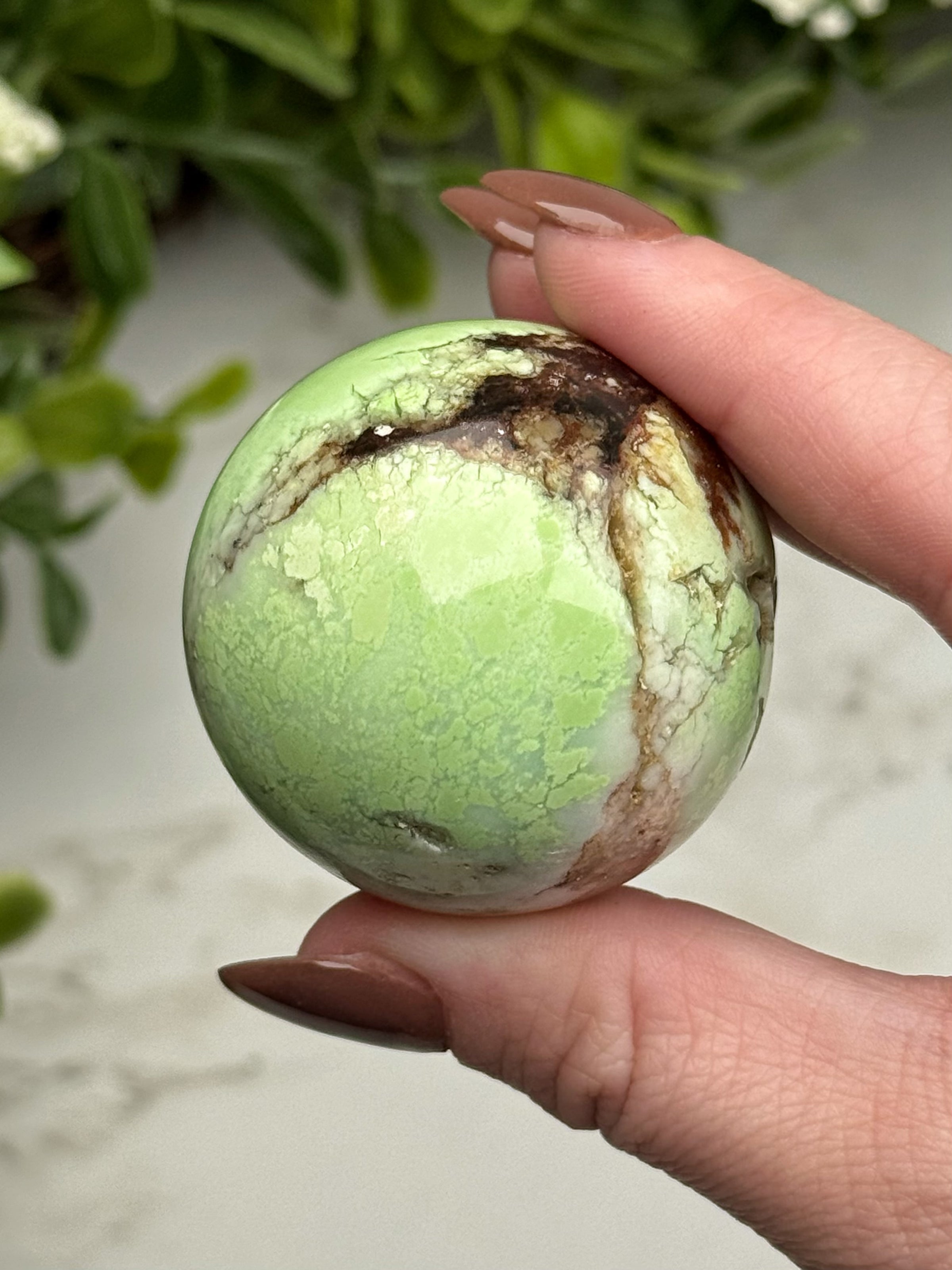 Chrysoprase Sphere - #11