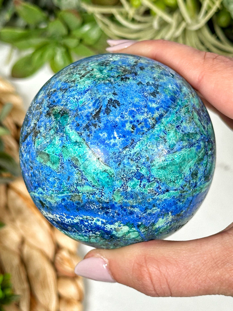 Azurite Malachite Sphere - #1