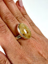 Golden Rutilated Quartz Ring - #1