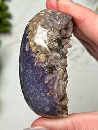 Grape Agate Palmstone - #11