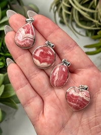 Rhodochrosite Pendants - Heart Chakra - No. 45