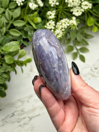 Purple Chalcedony Heart - #11