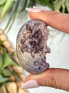 Grape Agate Palmstone - #1