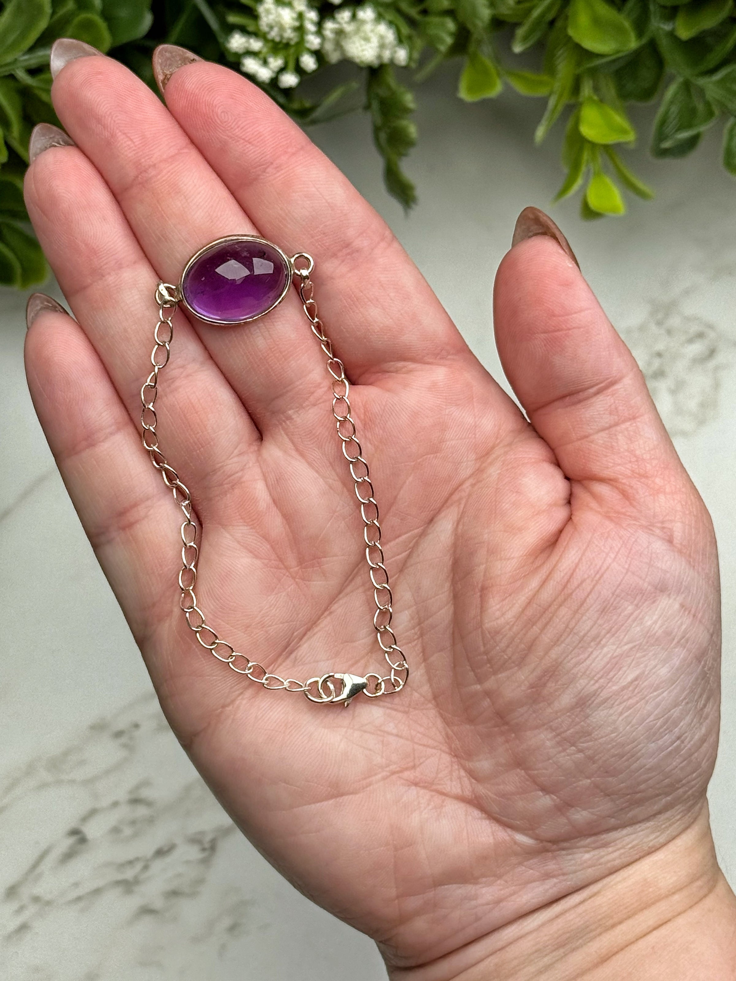 Amethyst Bracelets - Third-Eye & Crown Chakra - No. 68