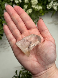 Raw Hematite in Quartz - #15