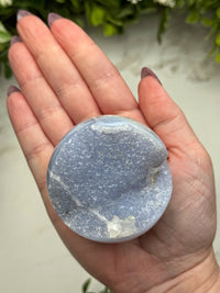 Druzy Blue Lace Agate Sphere - #13