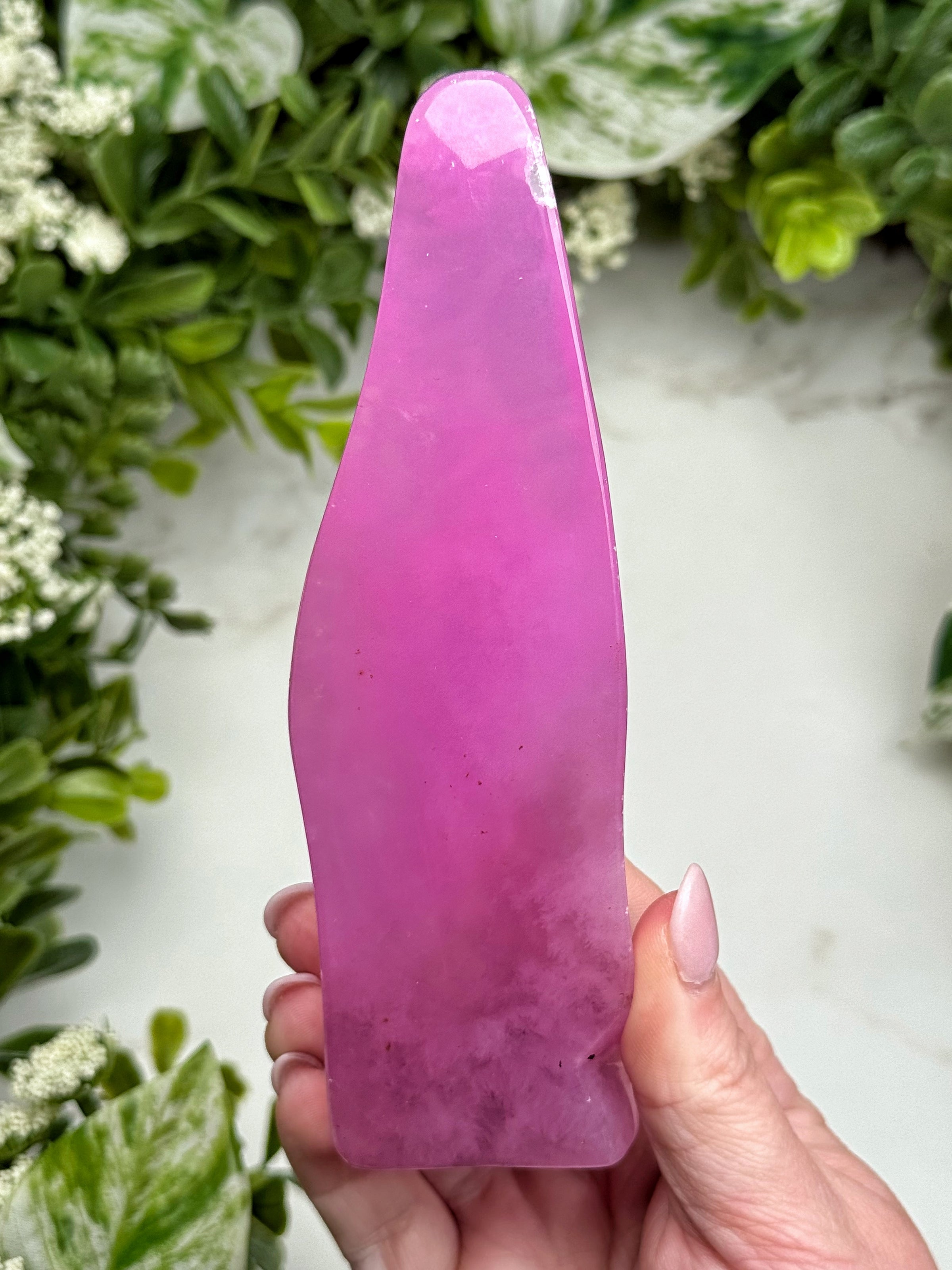 Pink Aragonite Freeform - #8