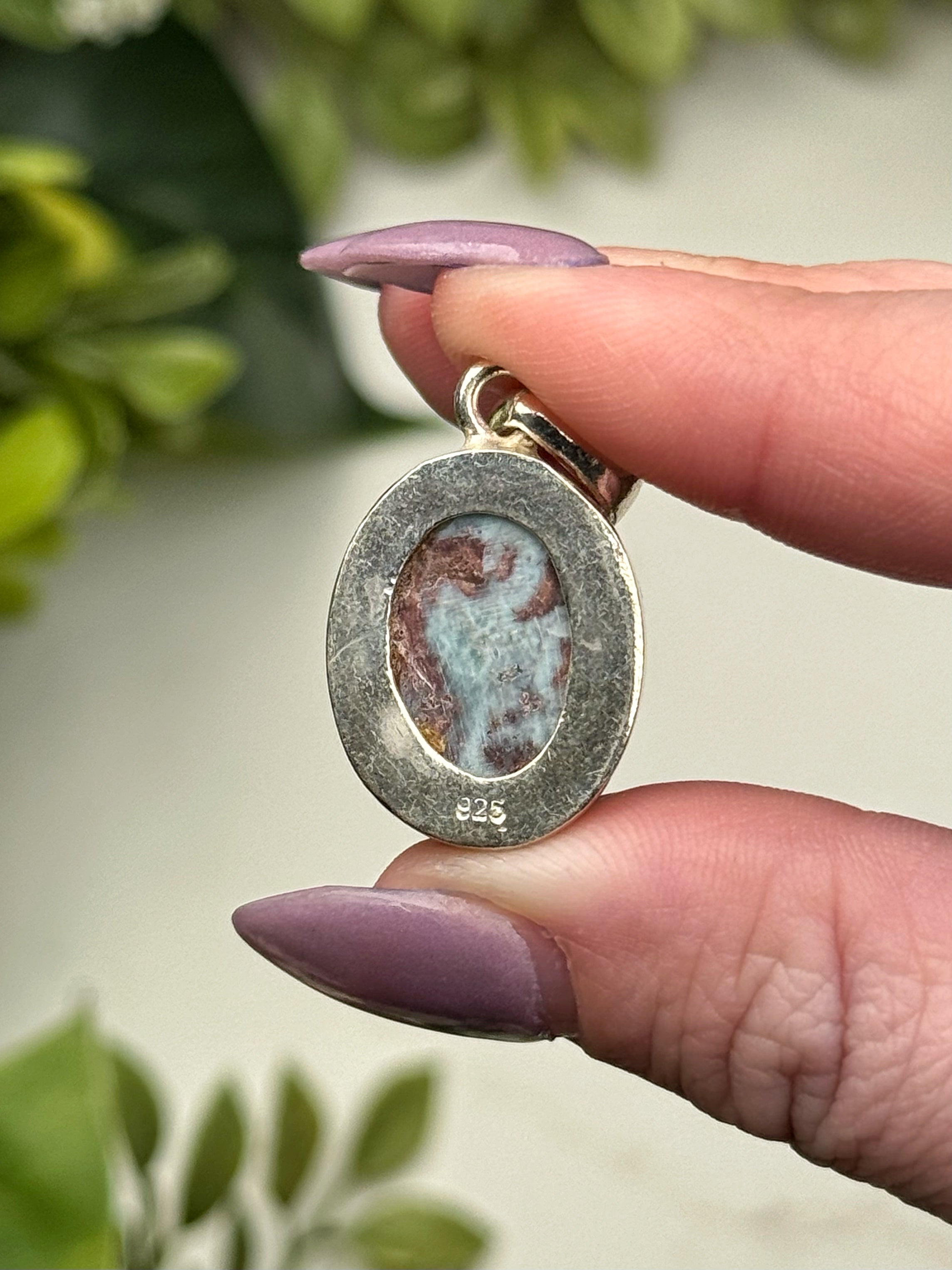 Larimar Pendant - #9