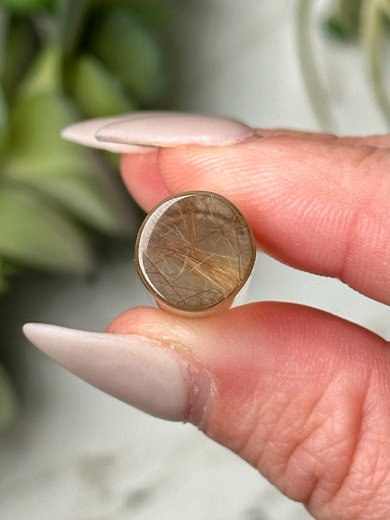 Gold Rutile Cylinder - #4