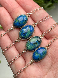 Azurite Bracelets - Third-Eye & Crown Chakras - No. 75