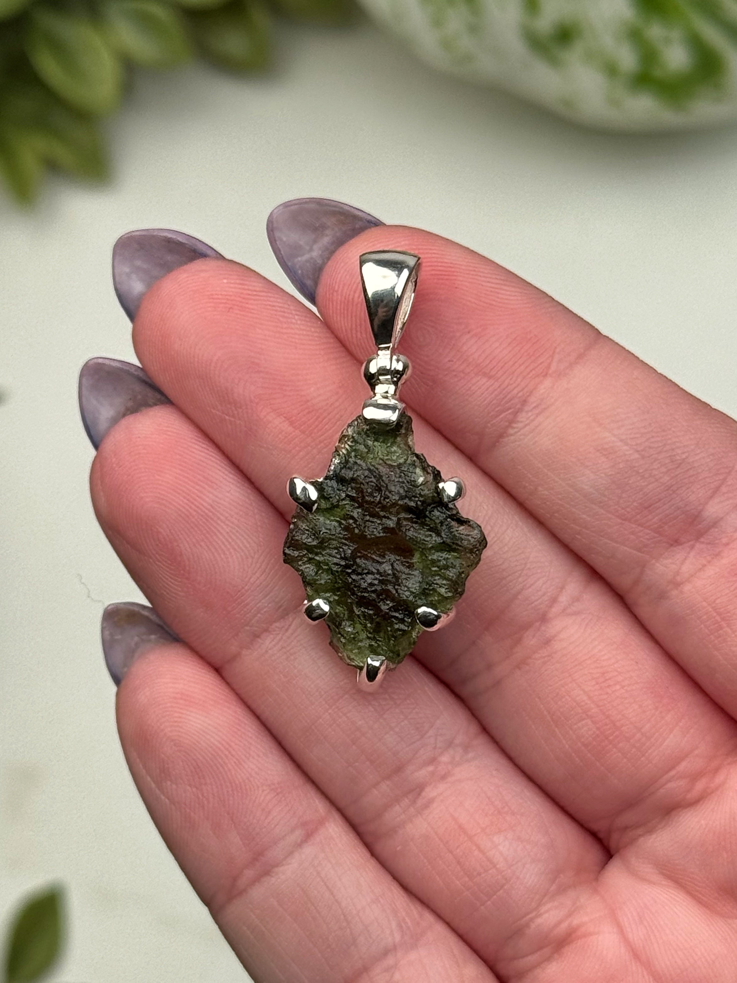 Moldavite Pendant - #18