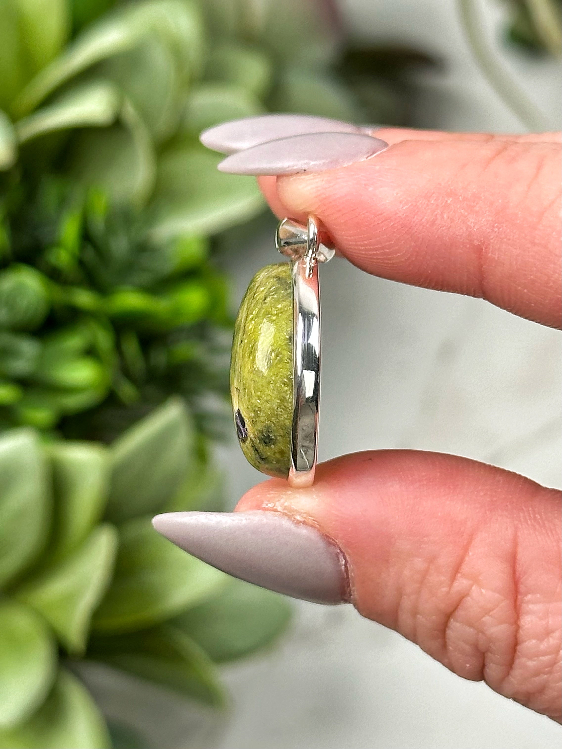 Atlantisite Pendants - Heart, Third-Eye & Crown Chakras - No. 52
