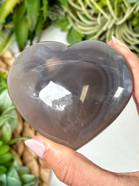 Orca Agate Heart - #1