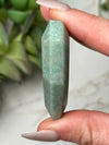 Amazonite Faceted Heart - #6