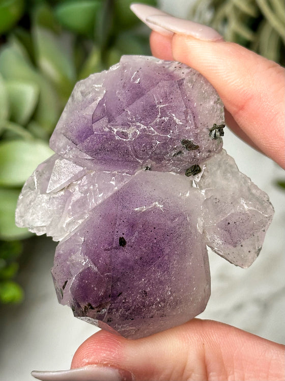 Amethyst with Epidote Specimen - #15