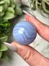 Blue Lace Agate Sphere - #11