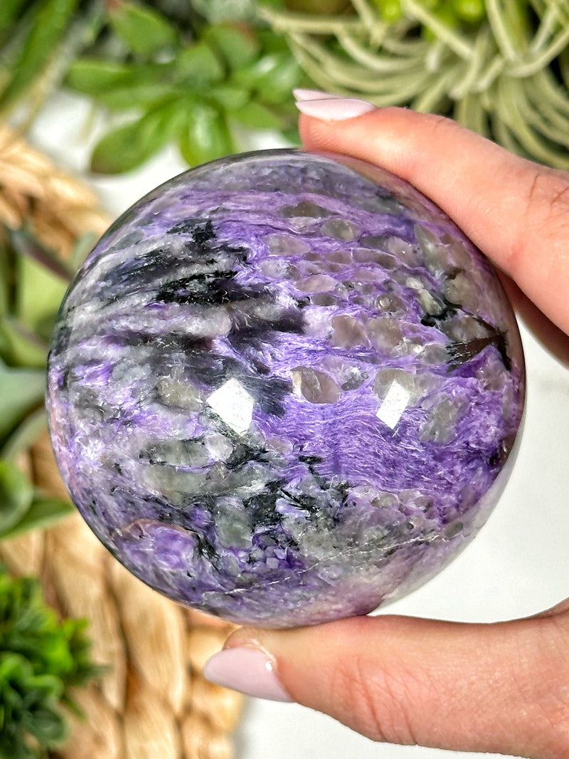 Charoite Sphere - #1