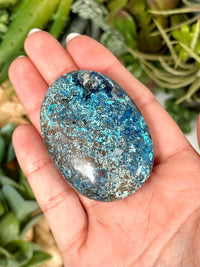 Shattuckite Palmstone - #2