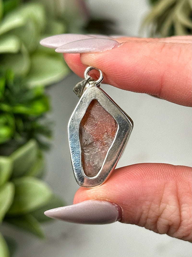 Flashy Sunstone Pendant - #7