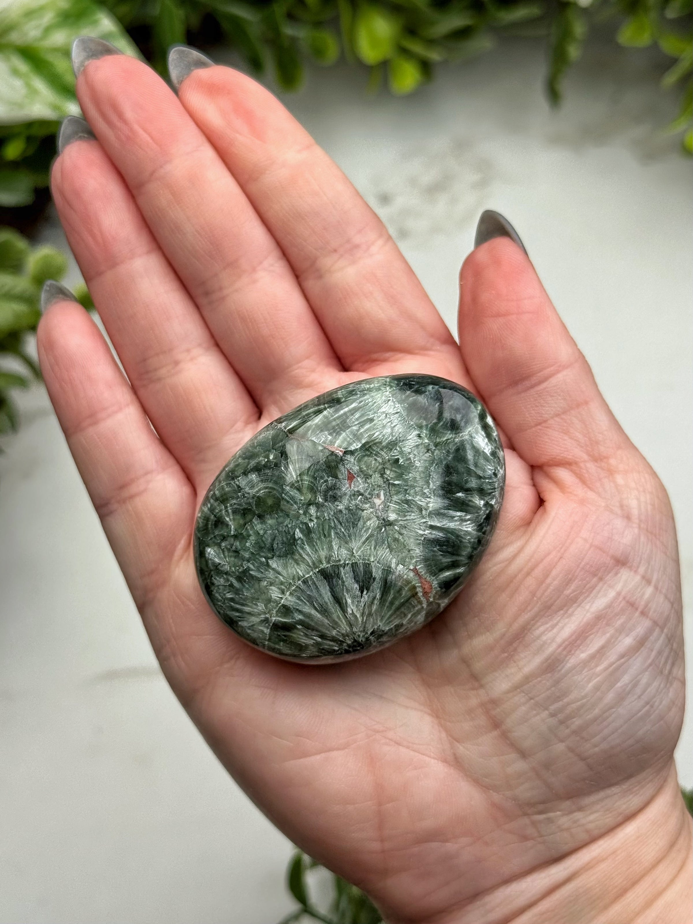Seraphinite Palmstone - #1