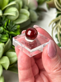 High Quality Hessonite Mini Garnet Sphere - #9