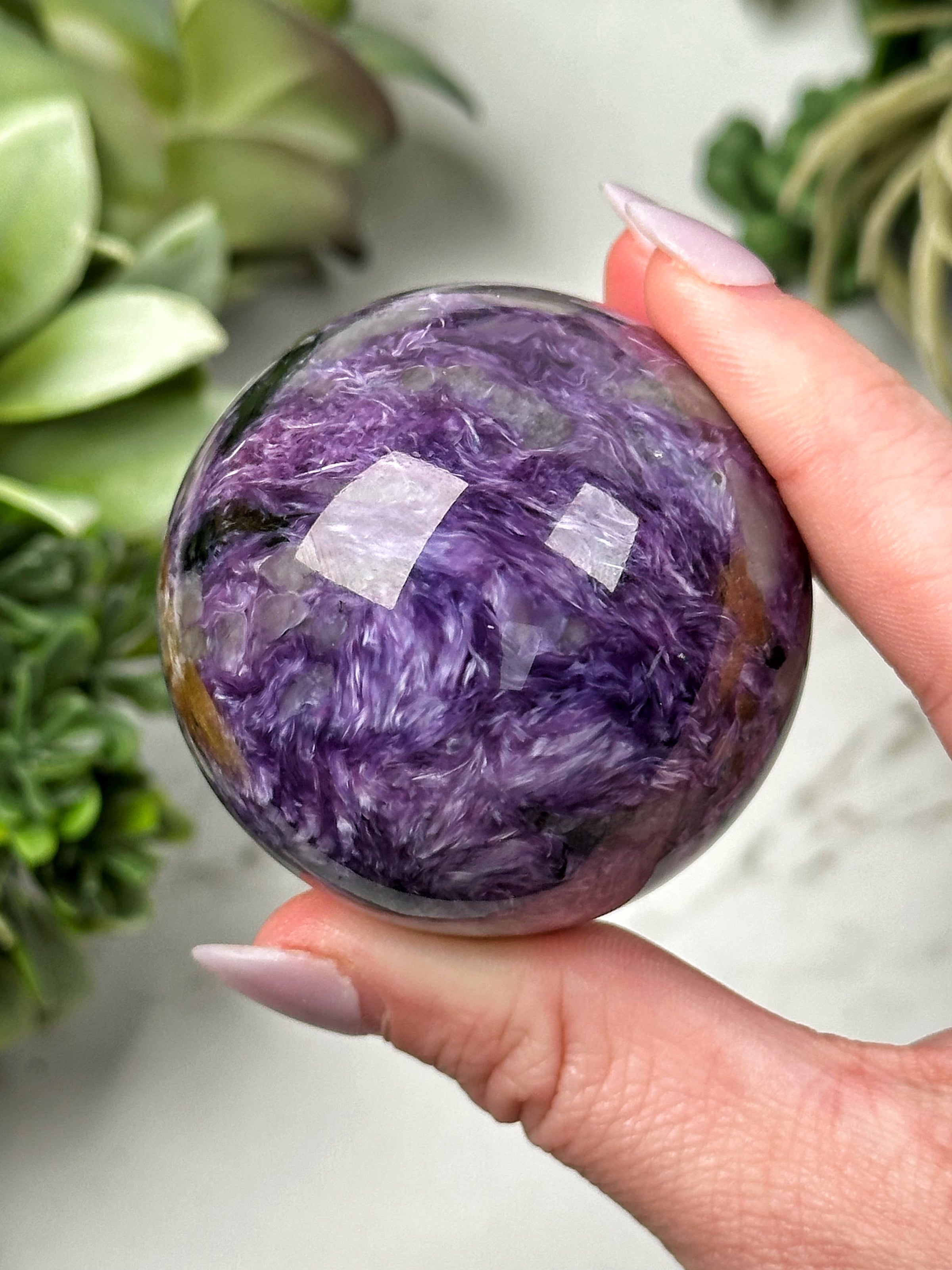 Charoite Sphere - #1