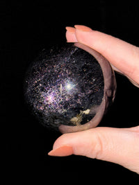 Iolite with Sunstone Sphere - #7