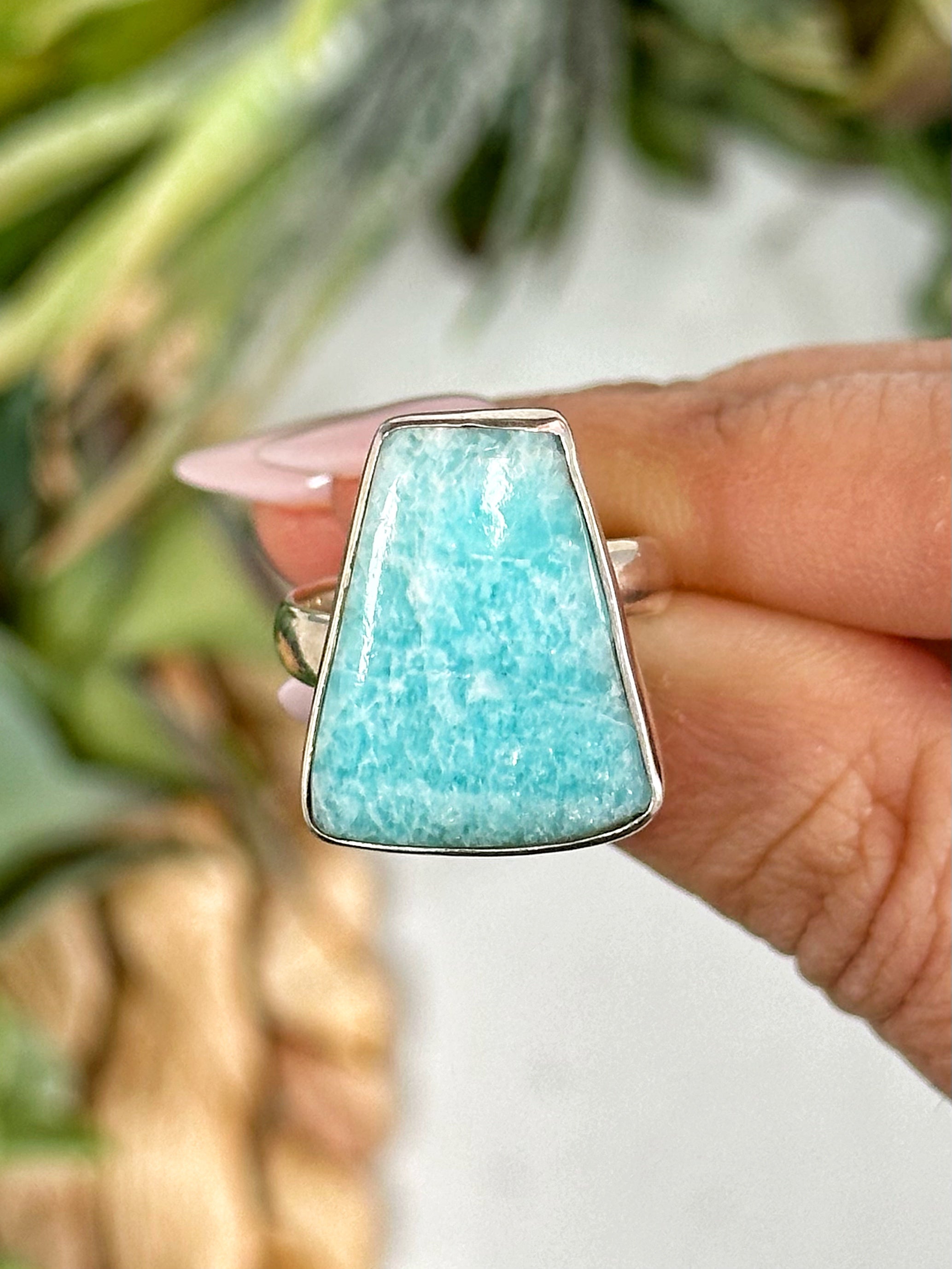 Amazonite Ring - #1