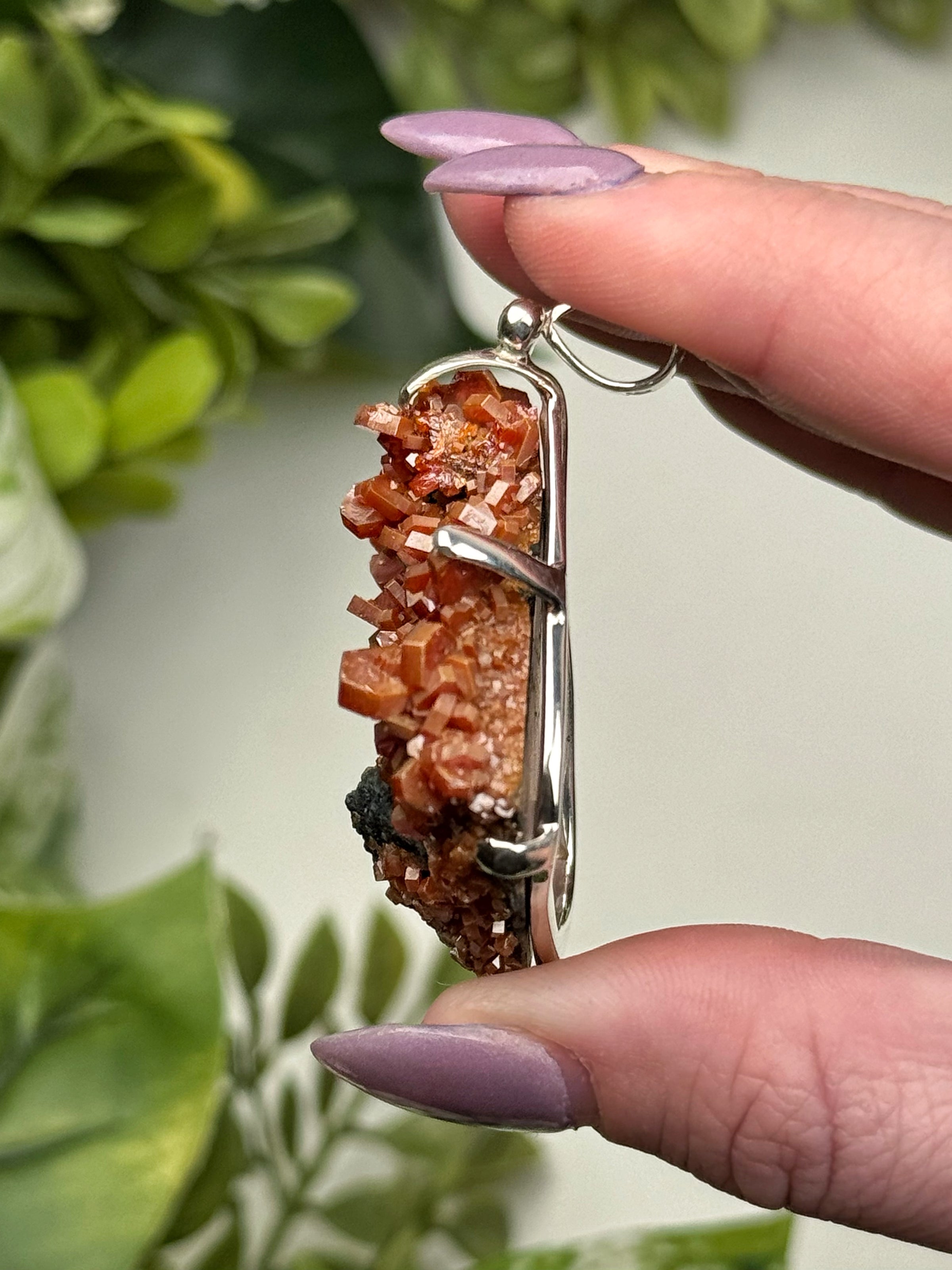 Raw Vanadinite Pendant - #1
